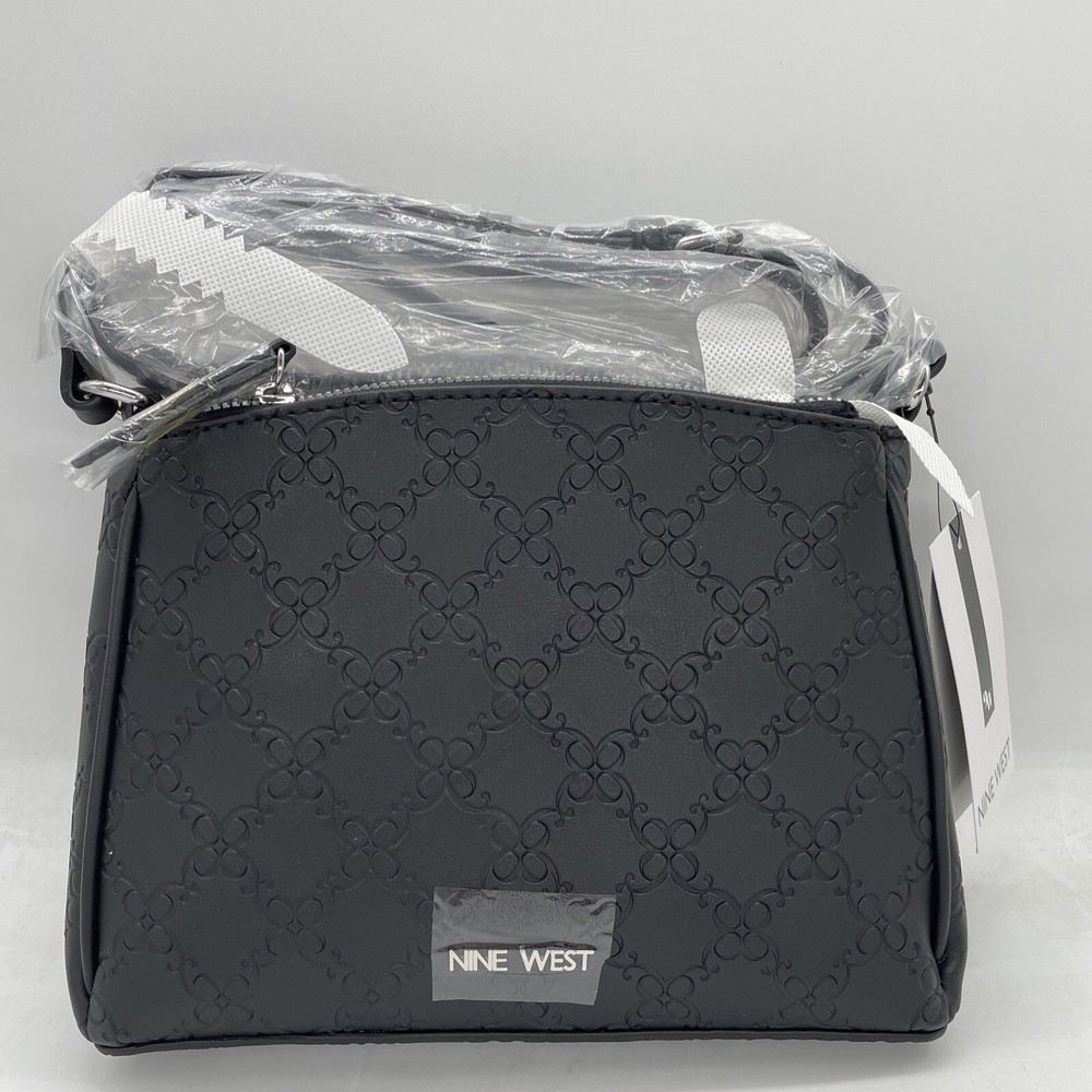 Nine West Shantel Mini Crossbody Black Purse Brand New NWT