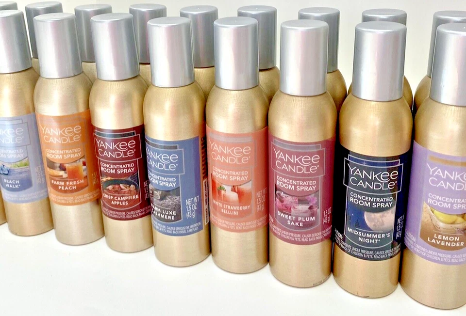 Paquete de 2 aerosoles concentrados para habitación Yankee Candle 1,5 oz/43 g Foto 2 de 4