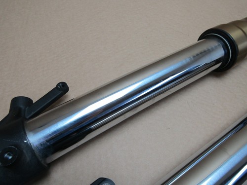 Honda CRF1100 Africa Twin 2022 4,535 miles fork tube stanchions #bent# (11936) - Picture 5 of 12