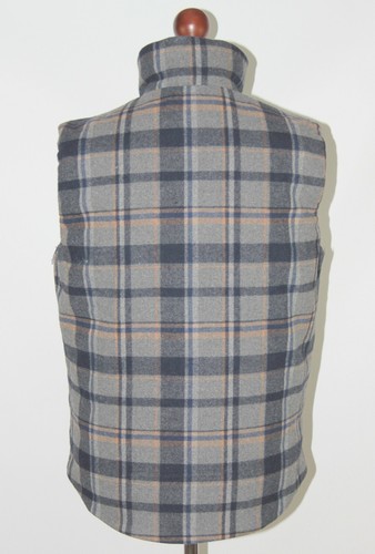 GAP mens check vest waistcoat Size M wool - Picture 4 of 7