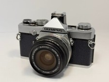OLYMPUS OM-1N lustrzanka analogowa 35mm model specjalny granatowy 28mm...
