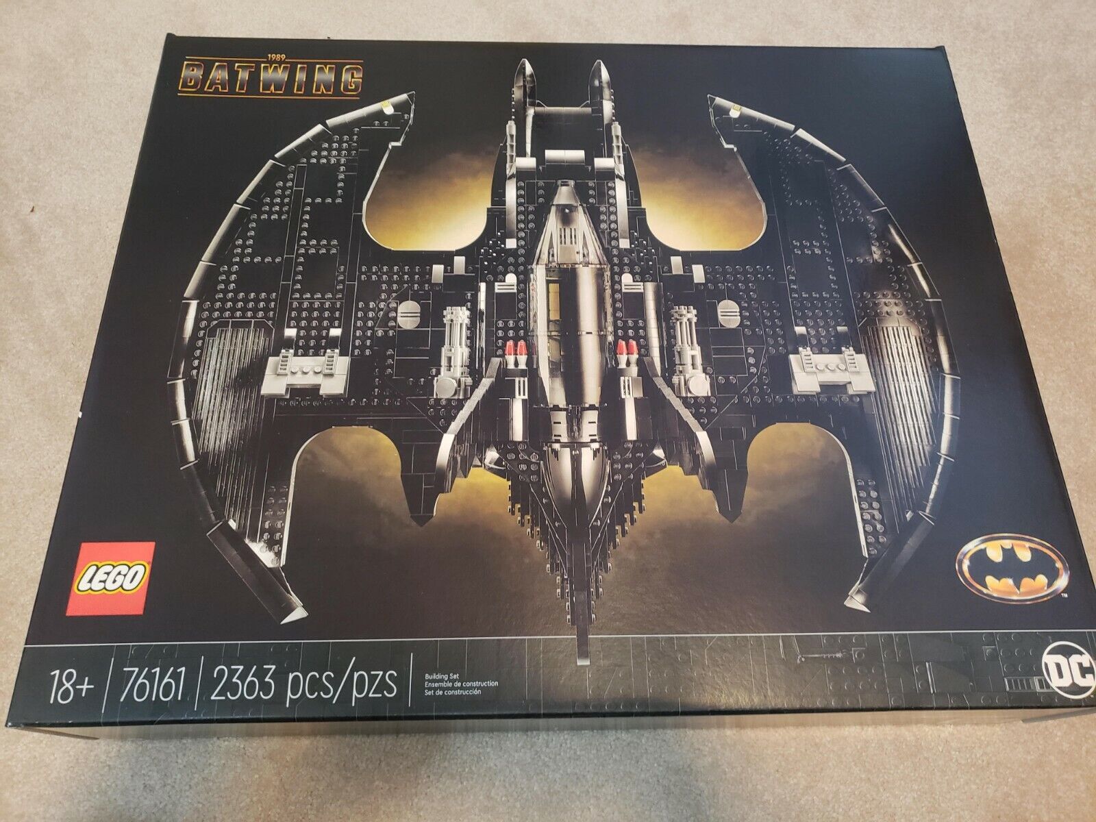 LEGO DC Batman 1989 Batwing 76161 Building Set (2,363 Pieces