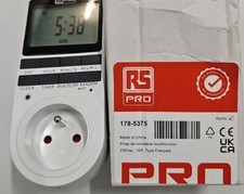 RS PRO Digital Plug In Timer 178-5375