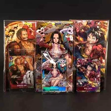 One Piece Card Game Lunar New Year Red Packet Hancock Luffy Zoro Set 3 Sealed