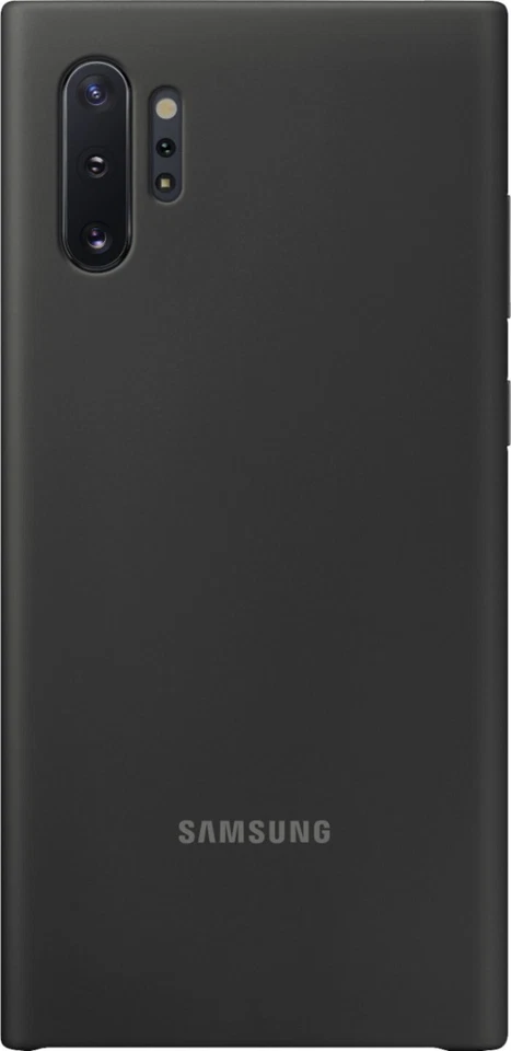 Capa protetora silicone Samsung Galaxy Note10+ e Note 10+ 5G - Preta - Imagem 2 de 4