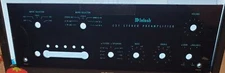 McIntosh C27 glass faceplate for stereo preamplifier