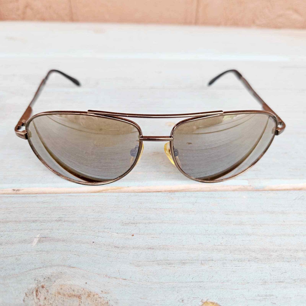 Vintage gold, toned, sunglasses Sunglasses VWC Eyewear Vintage Classic C Sunglasses | 18KT Gold-Plated  main image 2