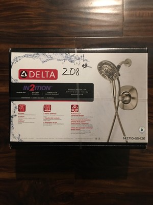 Delta In2ition Stainless 1 Handle Shower Faucet With Valve Model