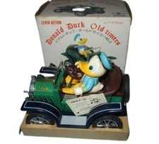 Masudaya Donald Duck Tin Plate Vehicle Disney Character Toy Vintage Showa Japan
