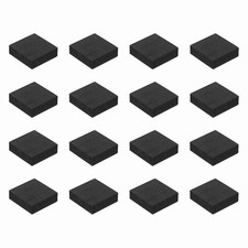 16 Pcs Single Sided Speaker Isolation Feet Pads, 30mmx10mm Foam Base Pads, Black