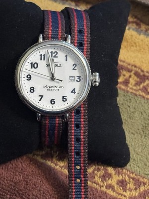 Shinola Birdy white Dial Double wrap strap 38 MM | eBay display picture 1