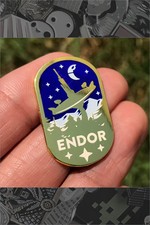 Star Wars Endor Enamel Pin Ltd Edition x/ NEW Lapel Art