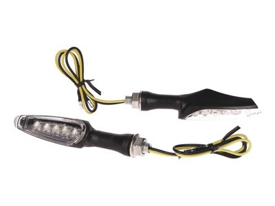 Blinker Set M8 LED schwarz für Generic Trigger 2016-