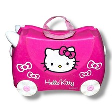 Pink HELLO KITTY Limited Edition TRUNKI Ride On Suitcase Luggage - No Key 