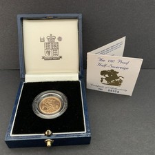 1987 Proof Half  Gold Sovereign