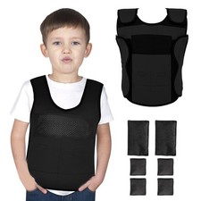 Weighted Vest for Kids Small, Ages 4 to 7 Compression Vest for Kids Includi...