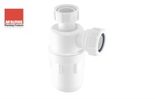 JOBLOT x21 McAlpine A10 32mm 1 1/4" Bottle Trap White. whb basin sink