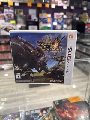 Monster Hunter 4 Ultimate * Art Damage * - Nintendo 3DS - CIB Complete Tested