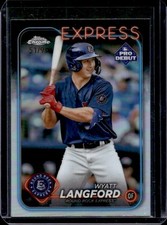 2024 Topps Pro Debut Wyatt Langford Chrome Refractor Rookie RC #/99