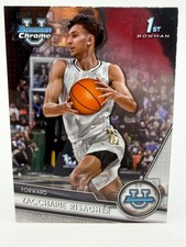 2023-24 Bowman Chrome University Zaccharie Risacher #9 (RC) Hawks