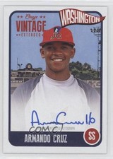 2020 Onyx Vintage Extended Blue Ink Auto /275 Armando Cruz #EAAC Auto 01u5