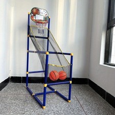 Arcade Basketball Game Set Indoor Outdoor Dual Play Pump Balls Holiday Gift