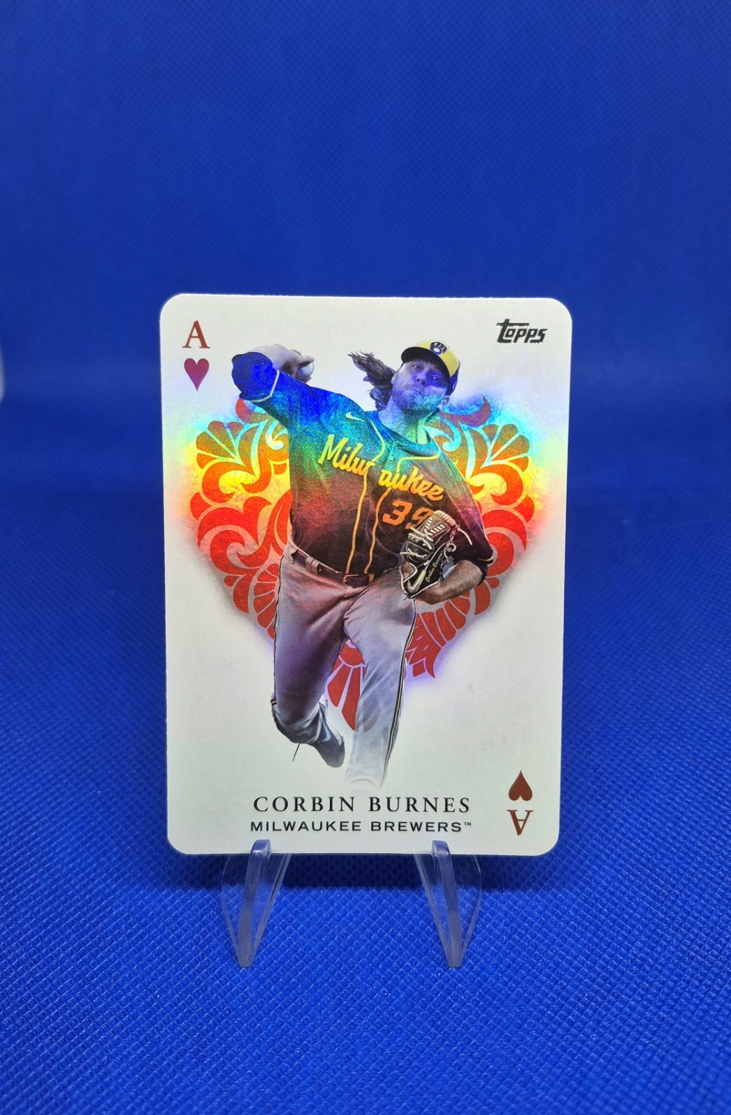2023 Topps Series 1 - All Aces Corbin Burnes #AA-10 Blue Milwaukee Brewers