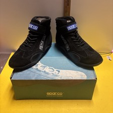 Sparco Race 2 Driving Shoes  Size 10 12 Black