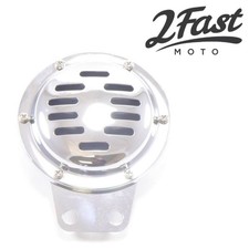 2FastMoto 6 Volt 4" Diameter Chrome Horn for Motorcycle Scooter 51-1746-6v