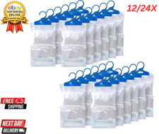 12/24 Hanging Wardrobe Dehumidifier Bags Damp Mould Moisture Mildew Condensation