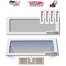 Floor Vent Covers 4"x12", Air Vent Screen Cover Magnetic Vent Covers for Ceil...