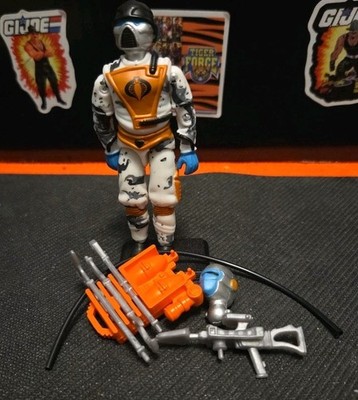 GI Joe Black Major Custom Cobra Battlefield TECHNO-Viper Barbeque 100%    