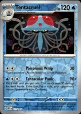 Pokemon Reverse Holo Tentacruel SV2a: Pokemon Card 151 073/165 NM