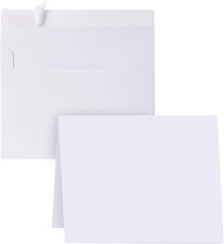 Blank Cards and Envelopes 4x6, 30 Pack White Invitation Card Stock with 30 Pack