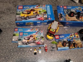 LEGO complete sets w/box instructions 10680 60101 60164 60149 city juniors 9 set