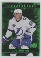 2017-18 Upper Deck Fluorescence Green 9/10 Jake Dotchin #F-12 0c3