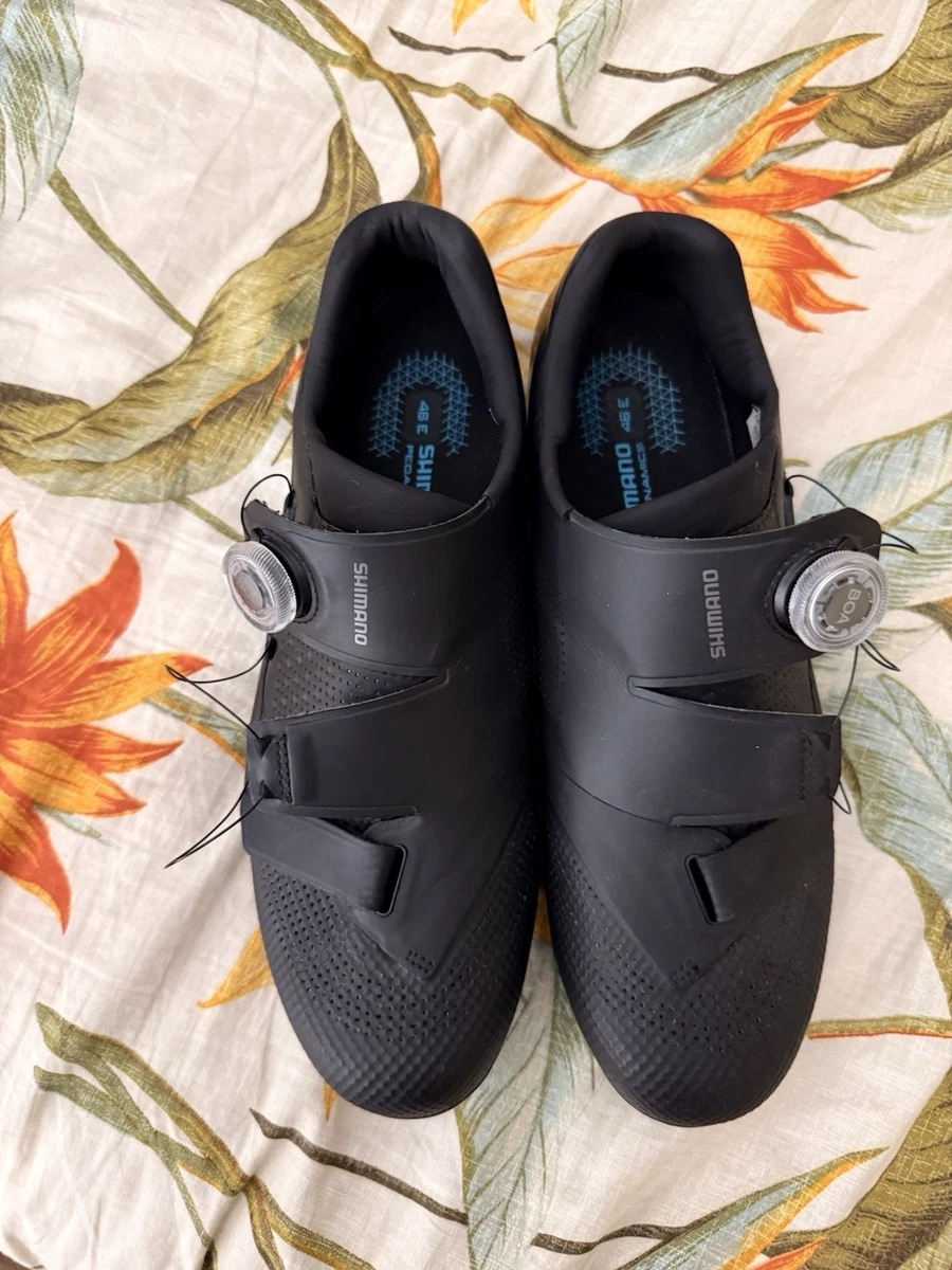 NEW! Shimano Men’s RP3 Black Blue -SZ 11-11.5- Road Cycling Shoes EUR SZ 46 Shimano Road Black Cycling & Shoe Covers for sale | eBay main image 3