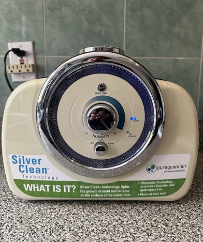 Humidificador ultrasónico cálido/frío PureGuardian H4500 antigermen 120 horas 2,4 gal - Imagen 7 de 7