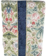 William Morris Strawberry Thief SUMMER King Duvet Cover Set Floral Birds 3 pc