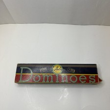 Vintage Dominoes Set By Halsam