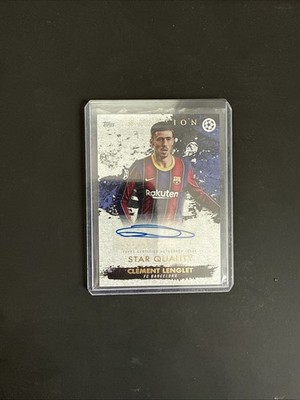 2020-21 Topps Inception Uefa Champions League Star Quality Clement Lenglet Auto