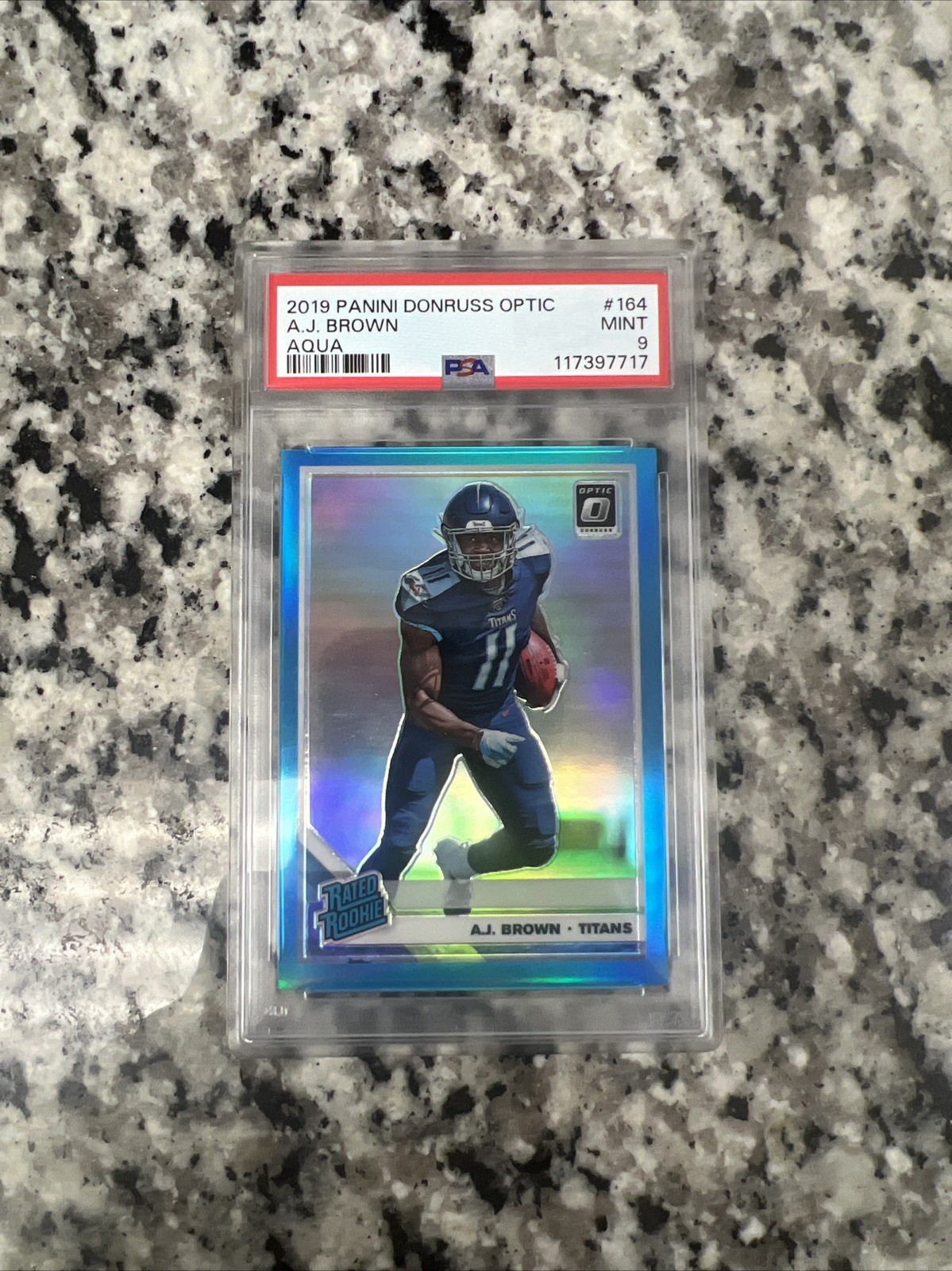 2019 Panini Donruss optic Rated rookie AJ Brown Aqua /299