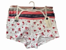 Laura Ashley Women s Underwear 5-Pack/ Boyshorts Panties Size Large Diff Colors