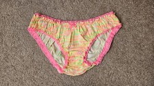 NWT Victoria's Secret VTG Cotton Ruffle Bloomers Low Rise Bikini Panty M 2014