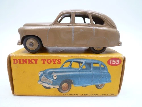 VINTAGE DINKY TOYS 153 STANDARD VANGUARD SALOON IN ORIGINAL BOX 1954