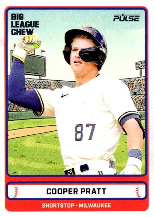 Cooper Pratt (RC) FIRST EDITION Pulse x Big League Chew Brewers #BLCL-30