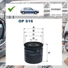 Filtron Ölfilter VW GOLF III (1H1) 1.6