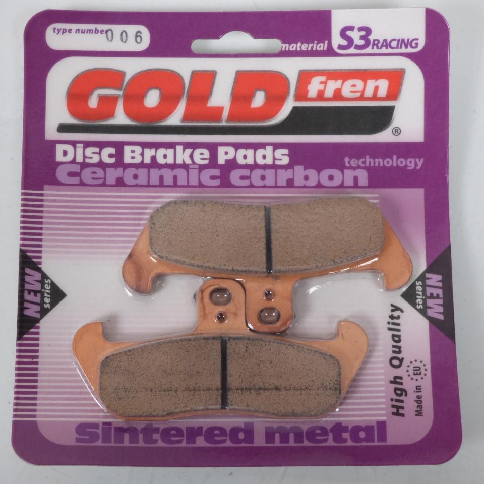 Plaquette de frein Gold Fren moto Husaberg 501 Enduro 1989 1992 freinage avant