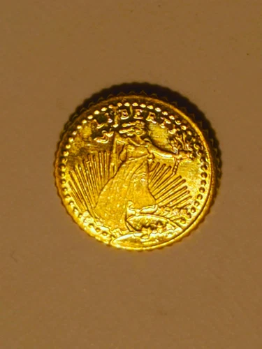 1914 PURO Gold Buffalo Centenario Suisse Republica Fortuna 3 1/2 Legged liberty