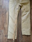 GAP 100% Leather Pants Bootcut 5 Pocket Cream Yellow Size 6 — photo 9